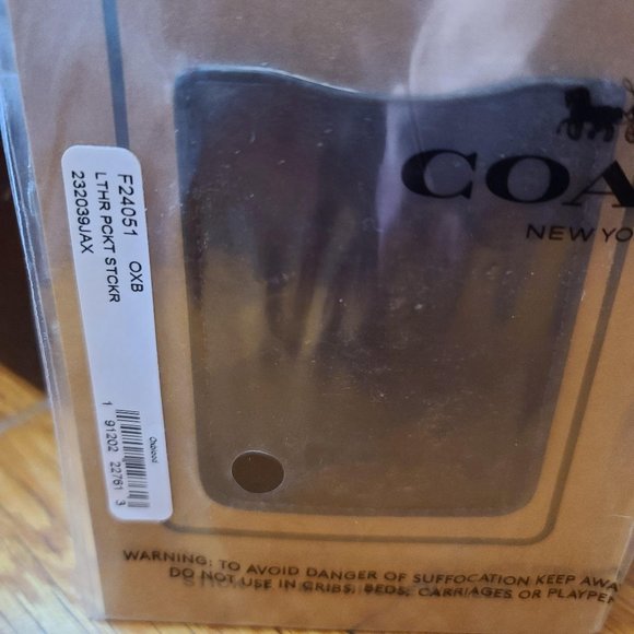 Rare Find … New — Coach Cell Phone Card Case (Unisex) - Picture 4 of 8